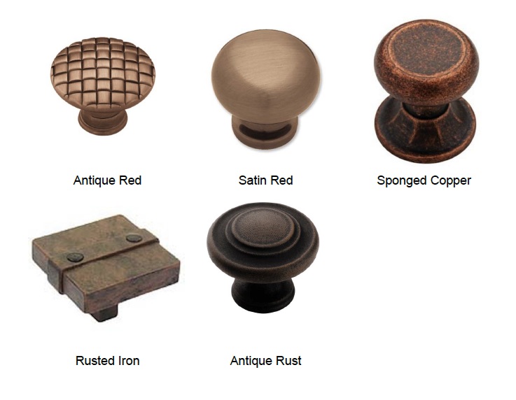 Copper & Rust Knob & Pull Finishes